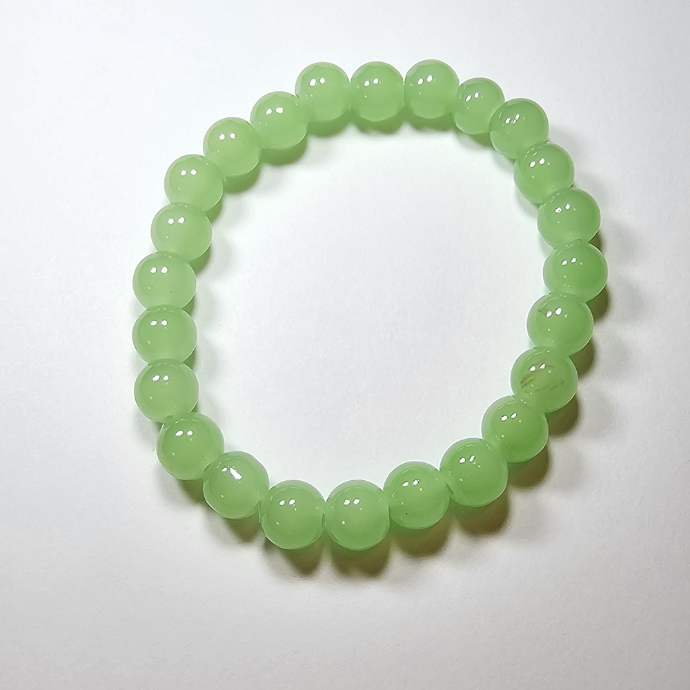 Chic Light Green Beaded Bracelet